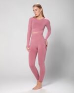 Seamless sculpting long sleeve set of 2 in cherry blossom - Image 6